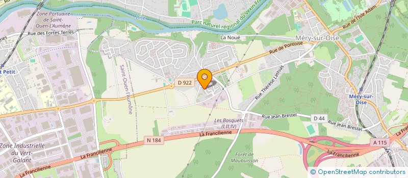 localisation de l'entreprise 947 587 432   MERY-SUR-OISE