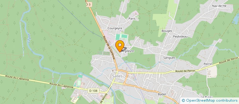 localisation de l'entreprise 947 589 164   SALLES