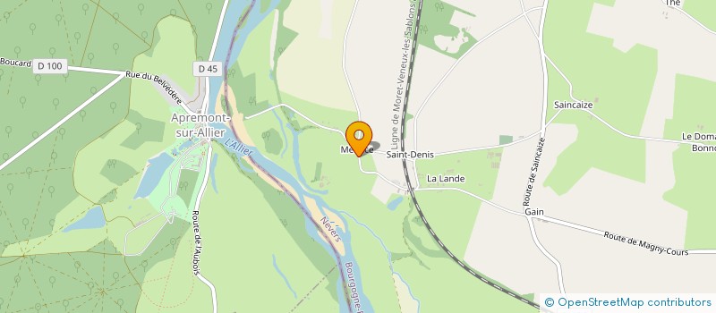 localisation de l'entreprise 947 591 582 à SAINCAIZE MEAUCE