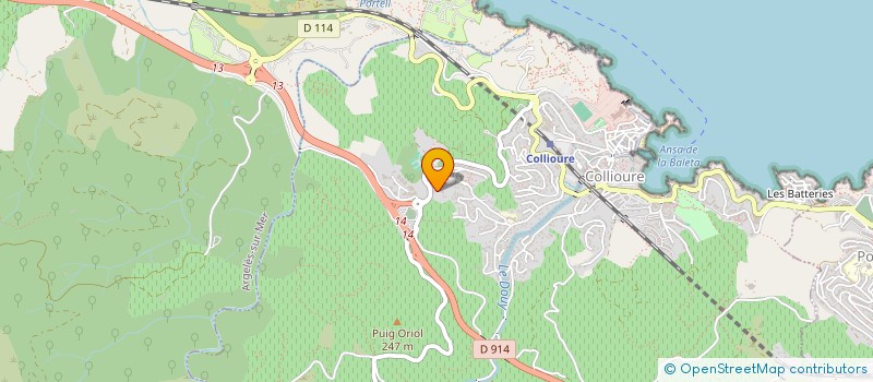 localisation de l'entreprise 947 593 950   COLLIOURE