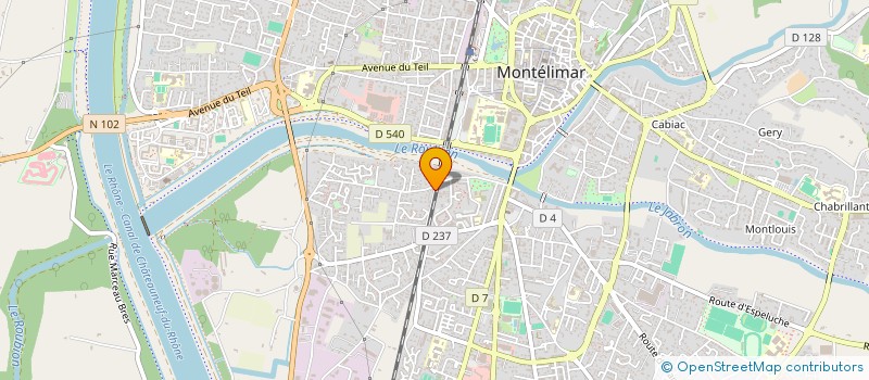 localisation de l'entreprise 947 594 594   MONTELIMAR