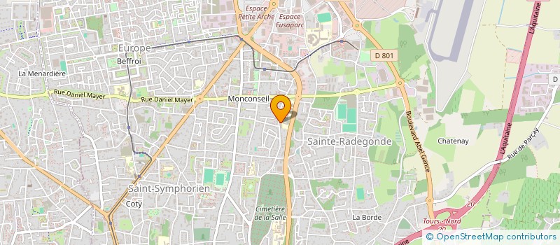 localisation de l'entreprise 947 601 407   TOURS