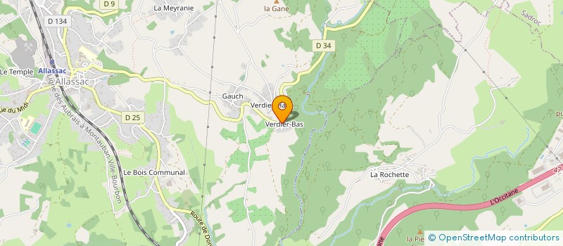 localisation de l'entreprise 947 605 853   ALLASSAC