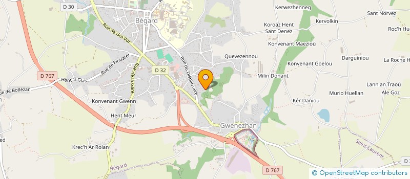 localisation de l'entreprise 947 610 614   BEGARD