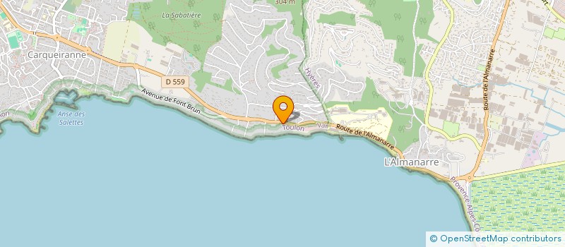 localisation de l'entreprise 947 611 737   CARQUEIRANNE