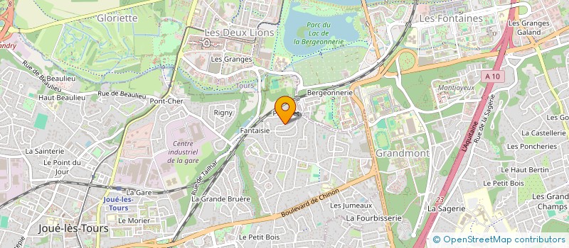 localisation de l'entreprise 947 613 519   JOUE-LES-TOURS