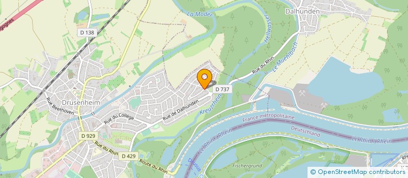 localisation de l'entreprise 947 625 745   DRUSENHEIM