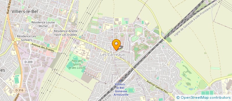 localisation de l'entreprise 947 655 213   VILLIERS-LE-BEL