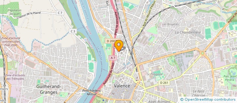 localisation de l'entreprise 947 656 120  à BOURG-LES-VALENCE