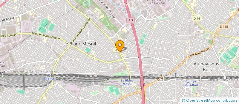 localisation de l'entreprise 947 658 332 à LE BLANC-MESNIL