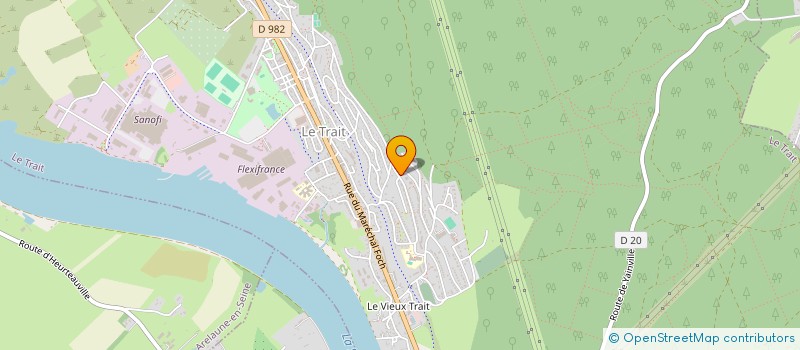 localisation de l'entreprise 947 666 459   LE TRAIT