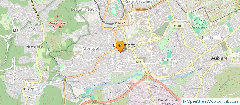 localisation de l'entreprise 947 667 747   CLERMONT-FERRAND