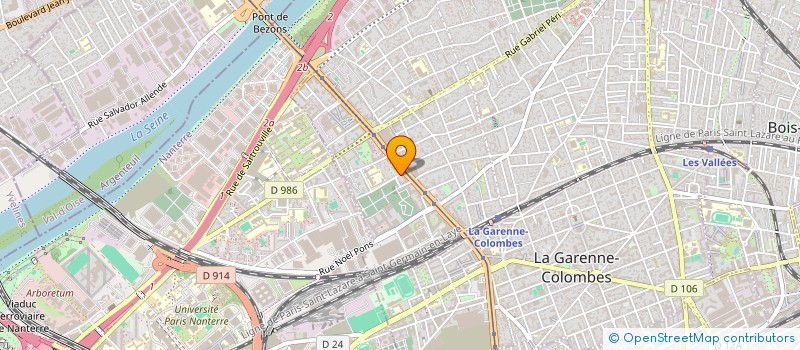 localisation de l'entreprise 947 670 709 à COLOMBES