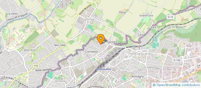 localisation de l'entreprise 947 687 547   VILLE-LA-GRAND