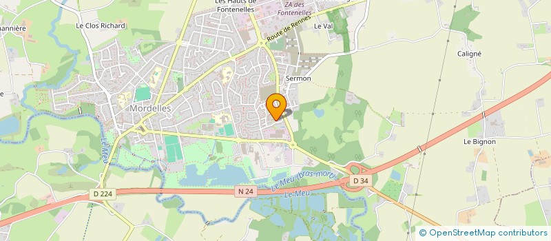 localisation de l'entreprise 947 691 226   MORDELLES