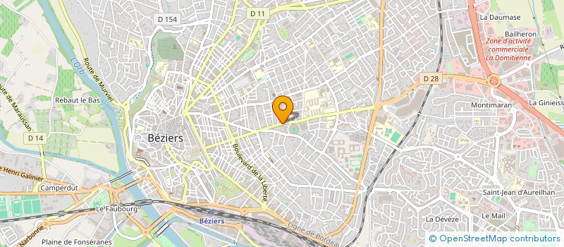 localisation de l'entreprise 947 707 568   BEZIERS