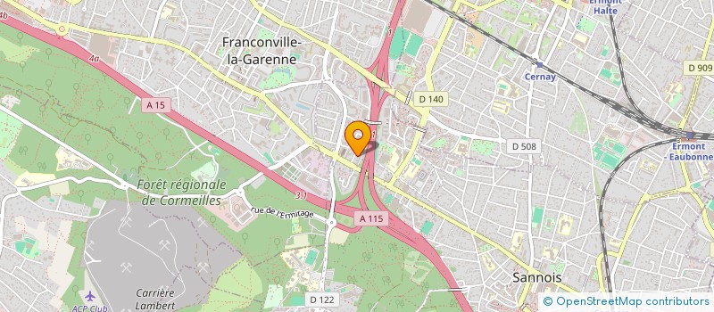 localisation de l'entreprise 947 709 010   SANNOIS