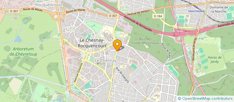 localisation de l'entreprise 947 709 135   LE CHESNAY-ROCQUENCOURT