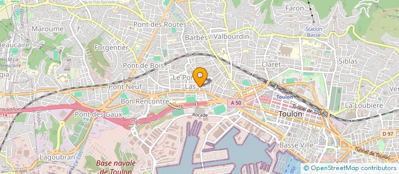 localisation de l'entreprise 947 709 622   TOULON