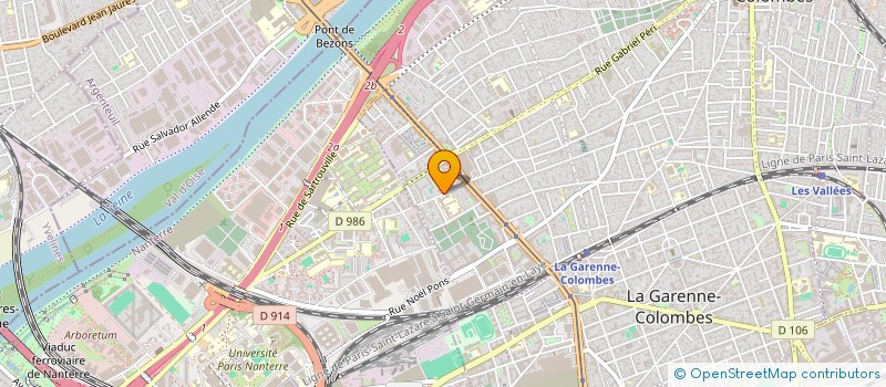 localisation de l'entreprise 947 718 227 à COLOMBES