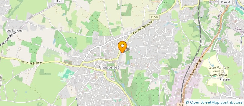 localisation de l'entreprise 947 721 122   CHAPONOST