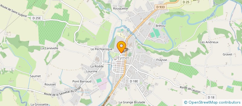 localisation de l'entreprise 947 721 908 à BERGERAC