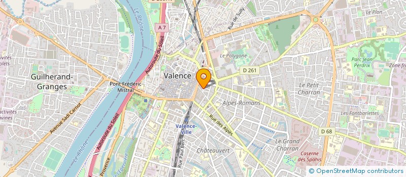 localisation de l'entreprise 947 746 657 à VALENCE