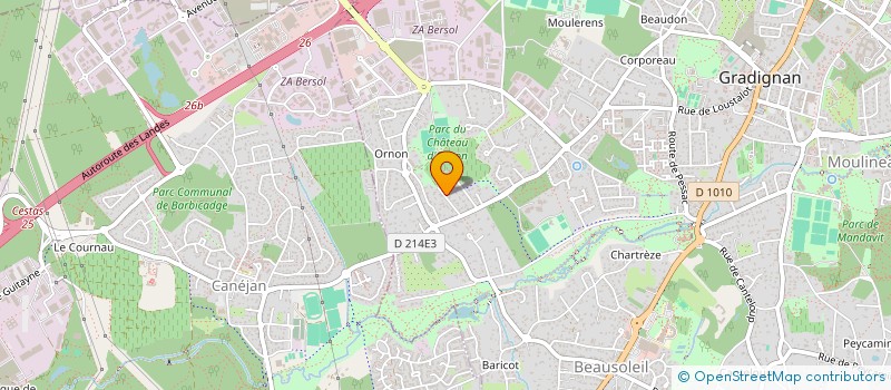 localisation de l'entreprise 947 756 276   GRADIGNAN