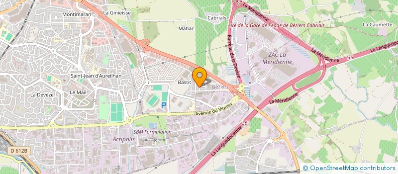 localisation de l'entreprise 947 761 904   BEZIERS