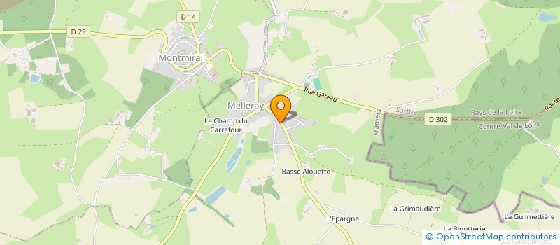 localisation de l'entreprise 947 783 254   MELLERAY