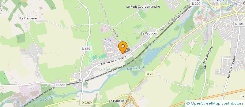 localisation de l'entreprise 947 784 922 à RAI