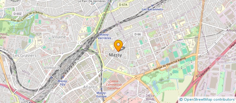 localisation de l'entreprise 947 797 056   MASSY