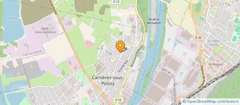 localisation de l'entreprise 947 809 257   CARRIERES-SOUS-POISSY