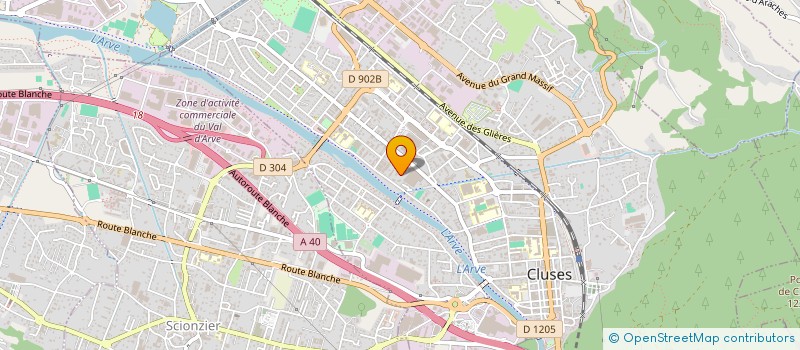 localisation de l'entreprise 947 816 880   CLUSES