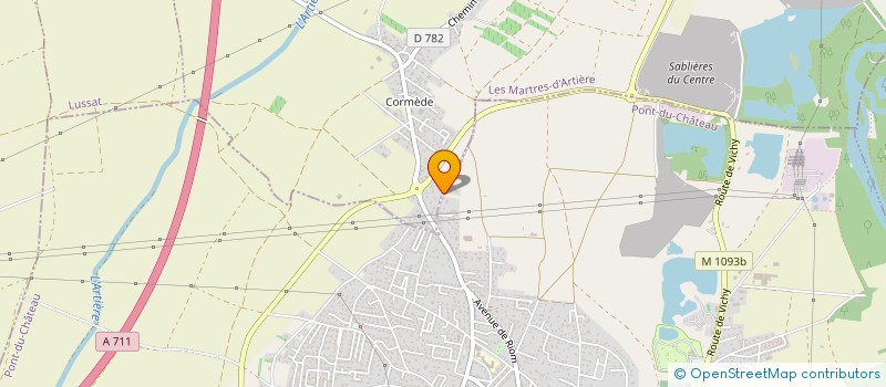 localisation de l'entreprise 947 821 559   LES MARTRES-D'ARTIERE