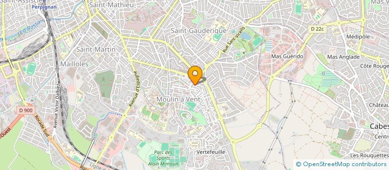 localisation de l'entreprise 947 822 854   PERPIGNAN