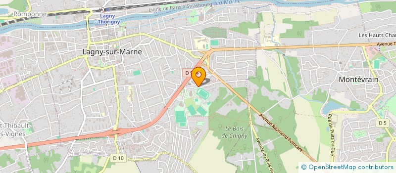 localisation de l'entreprise 947 833 869   LAGNY-SUR-MARNE