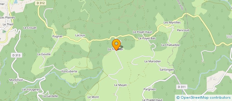 localisation de l'entreprise 947 838 199   VOLLORE-VILLE