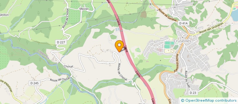 localisation de l'entreprise 947 850 632   CRUSEILLES
