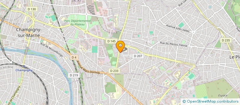 localisation de l'entreprise 947 856 845   CHAMPIGNY-SUR-MARNE