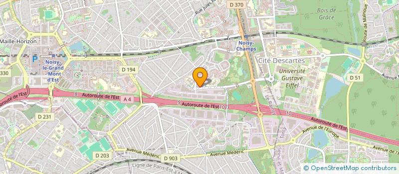 localisation de l'entreprise 947 869 848 à NOISY-LE-GRAND