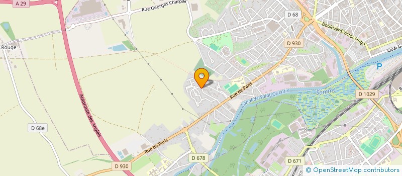 localisation de l'entreprise 947 886 321 à SAINT-QUENTIN