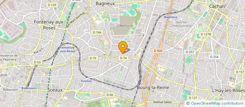 localisation de l'entreprise 947 886 677   BAGNEUX