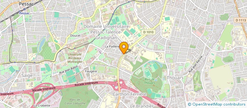 localisation de l'entreprise 947 888 095   PESSAC