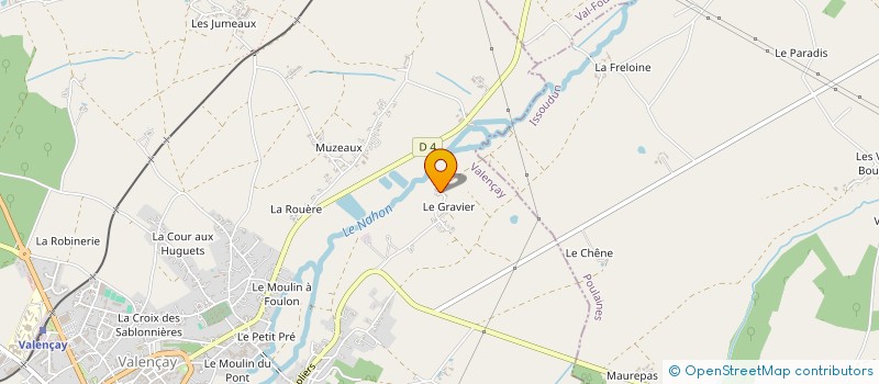 localisation de l'entreprise 947 909 248 à VALENCAY