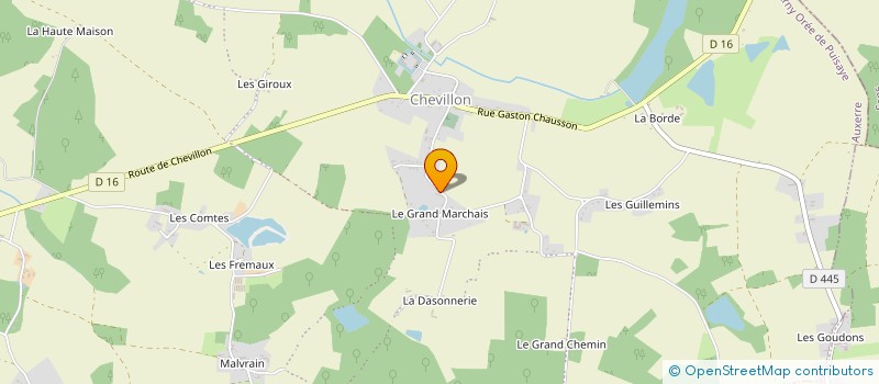 localisation de l'entreprise 947 913 190 à CHARNY OREE DE PUISAYE