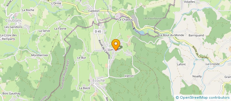 localisation de l'entreprise 947 915 385   CHARLIEU