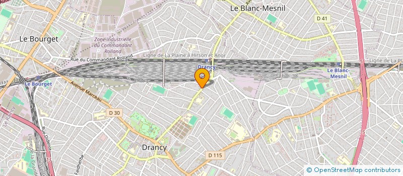 localisation de l'entreprise 947 944 021   DRANCY