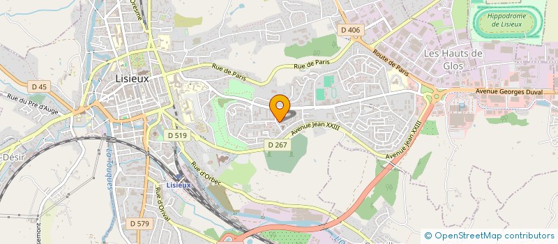 localisation de l'entreprise 947 951 554   LISIEUX