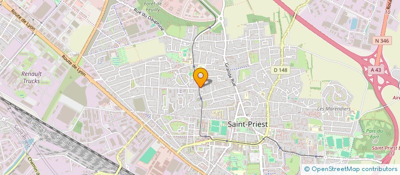localisation de l'entreprise 947 998 639   SAINT-PRIEST